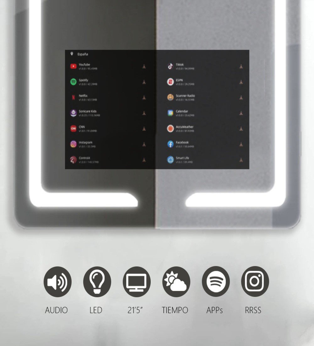 Espejo Inteligente con Pantalla HD - V30 PRO