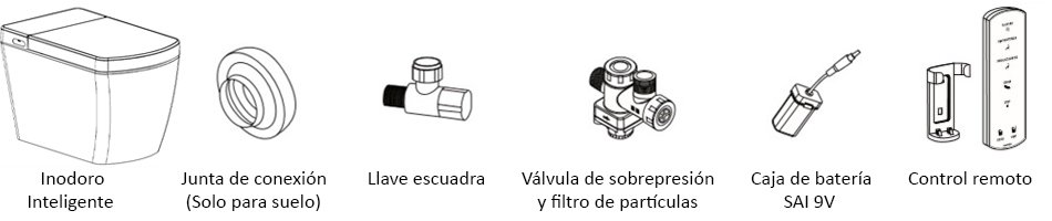 smart toilet accesorios