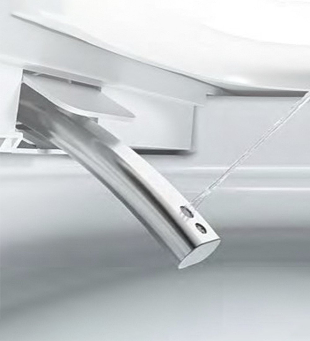 bidet japones wc suspendido rectangular con chorro de agua