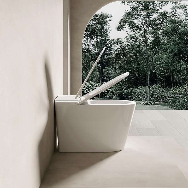 wc japonés A360 blanco lateral apertura automática